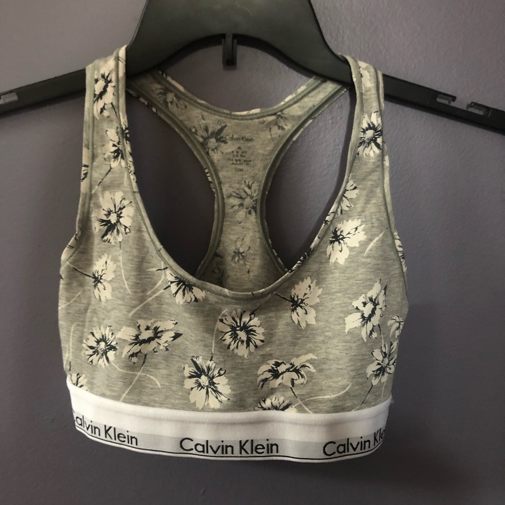 Flower sports bra